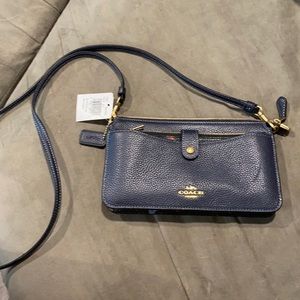 Navy Coach Crossbody